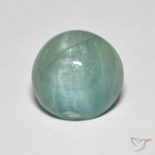 2.68ct Natürlicher Sehr helles Blaugrün Grandidierit, Runden, Lichtdurchlässig