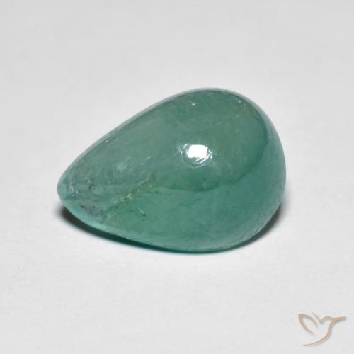 4.13ct Natürlicher grünlich-blau Grandidierit, Birnenform, Lichtdurchlässig