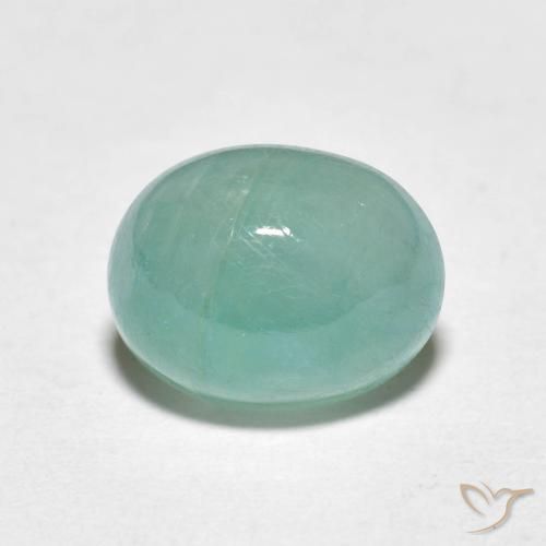 3.11ct Natürlicher hellbläulich-grün Grandidierit, Oval, Lichtdurchlässig