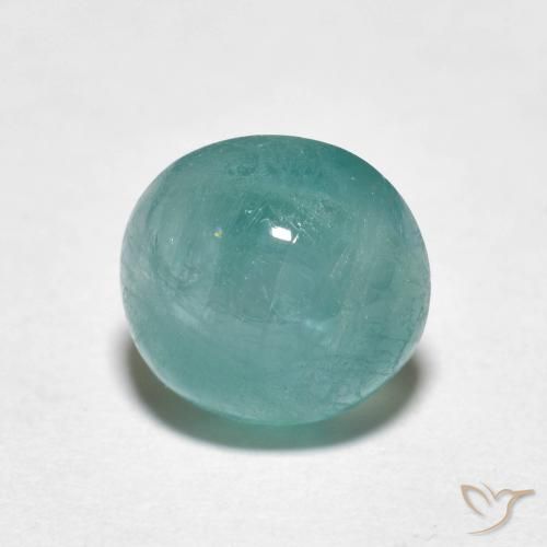 2.43ct Natürlicher grünlich-blau Grandidierit, Runden, Lichtdurchlässig