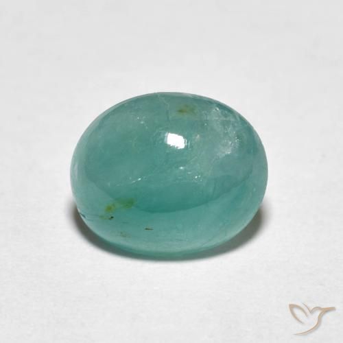 2.44ct Natürlicher grünlich-blau Grandidierit, Oval, Lichtdurchlässig