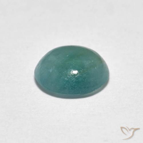 9,17 ctw natürlicher Mittelgrün Blau Grandidierit, Oval, Lichtdurchlässig