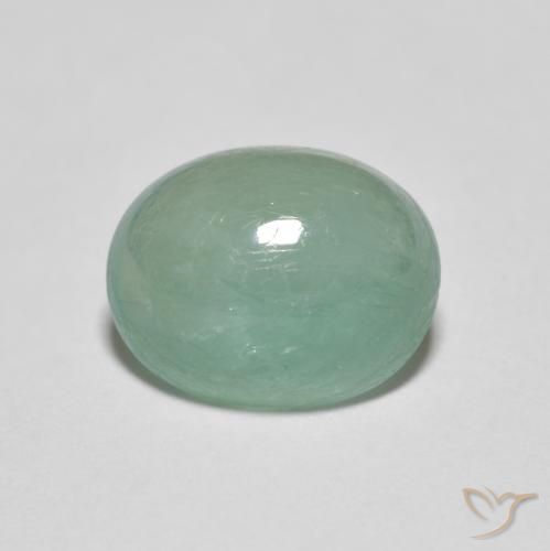 3.37ct Natürlicher grün-blau Grandidierit, Oval, Lichtdurchlässig