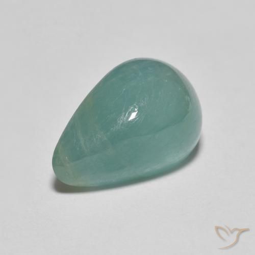 4.27ct Natürlicher hellbläulich-grün Grandidierit, Birnenform, Lichtdurchlässig