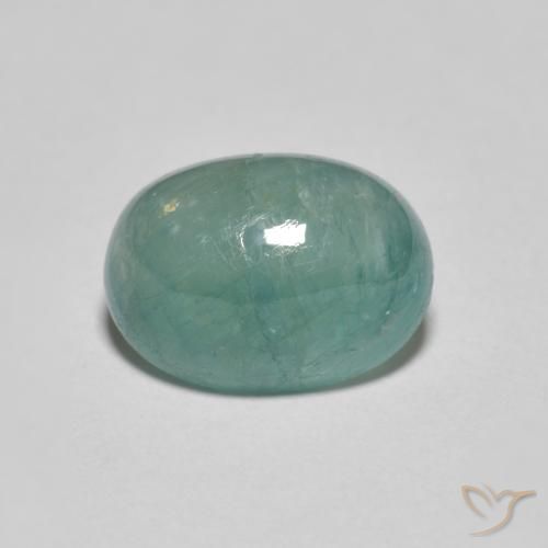 2.98ct Natürlicher hellbläulich-grün Grandidierit, Oval, Lichtdurchlässig