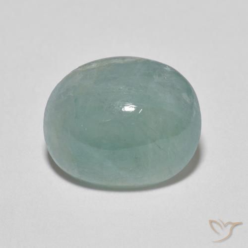 4.21ct Natürlicher grün-blau Grandidierit, Oval, Lichtdurchlässig