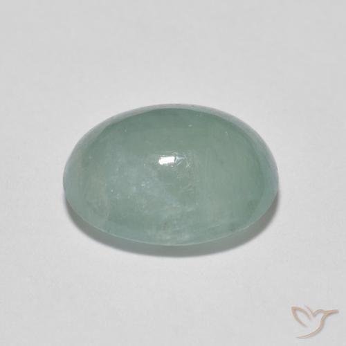 9,17 ctw natürlicher grün-blau Grandidierit, Oval, Lichtdurchlässig