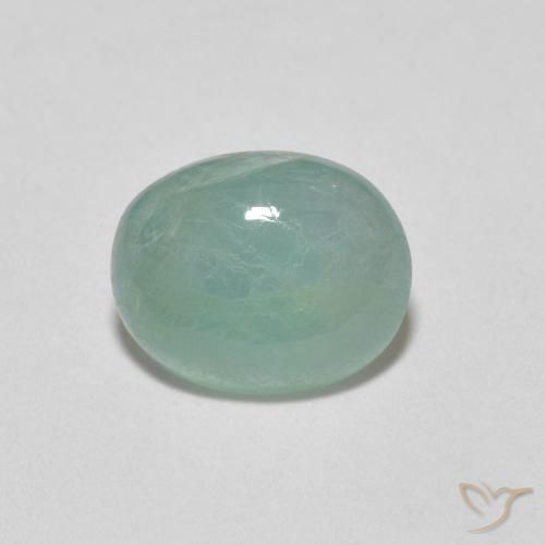 1.40ct Natürlicher grün-blau Grandidierit, Oval, Lichtdurchlässig