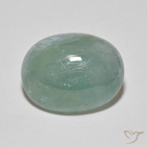 8.65ct Natürlicher hellgrün-blau Grandidierit, Oval, Lichtdurchlässig