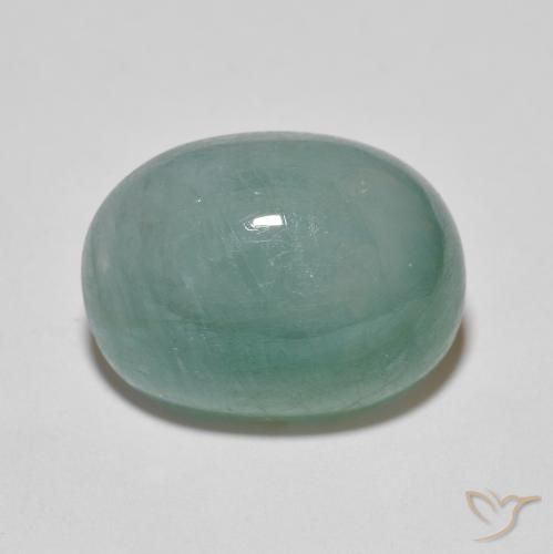 9.51ct Natürlicher hellbläulich-grün Grandidierit, Oval, Lichtdurchlässig