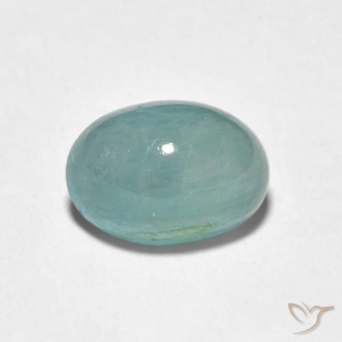 2.17ct Natürlicher Blasser Meeresschaum Grandidierit, Oval, Lichtdurchlässig