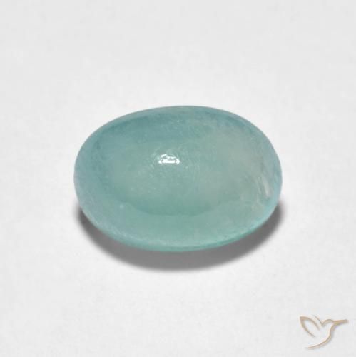 2.06ct Natürlicher hellblau-grün Grandidierit, Oval, Lichtdurchlässig