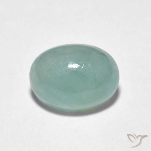 2.10ct Natürlicher hellbläulich-grün Grandidierit, Oval, Lichtdurchlässig