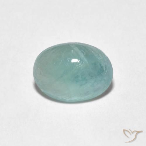 1.50ct Natürlicher Blasser Meeresschaum Grandidierit, Oval, Lichtdurchlässig