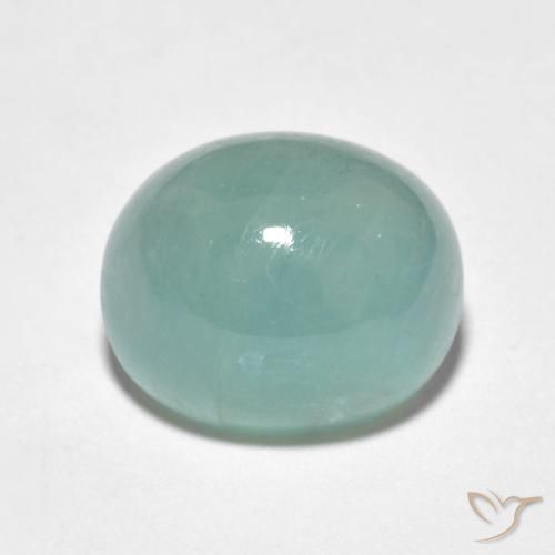 6.15ct Natürlicher hellbläulich-grün Grandidierit, Oval, Lichtdurchlässig