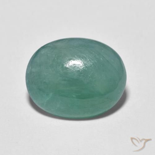 3.45ct Natürlicher grünlich-blau Grandidierit, Oval, Lichtdurchlässig