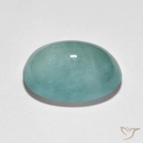 9,17 ctw natürlicher Mittelgrün Blau Grandidierit, Oval, Lichtdurchlässig