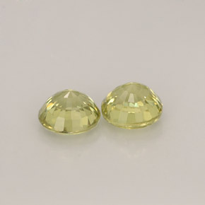  ct natürliche grüner Grossular-Granat-Edelsteine, Rundschliff, VVS-VS