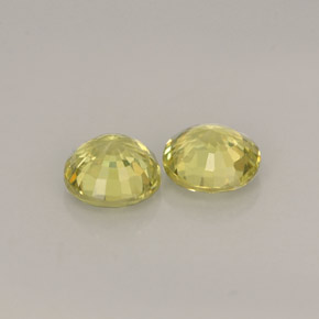  ct natürliche gelber Grossular-Granat-Edelsteine, Rundschliff, VS