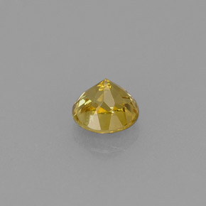 0,59 ctw natürlicher gelber Grossular-Granat, Rundschliff, VVS-VS