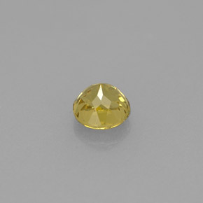0,63 ctw natürlicher gelber Grossular-Granat, Rundschliff, VVS-VS