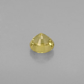 0,54 ctw natürlicher gelber Grossular-Granat, Rundschliff, VS