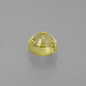 0,60 ctw natürlicher gelber Grossular-Granat, Rundschliff, VS