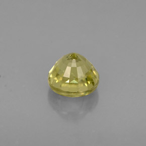 0,75 ctw natürlicher gelber Grossular-Granat, Rundschliff, VS-SI