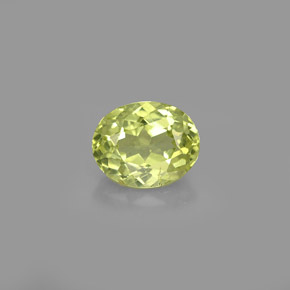 0,91 ctw natürlicher grüner Grossular-Granat, Oval Schliff, VVS