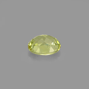 0,91 ctw natürlicher grüner Grossular-Granat, Oval Schliff, VVS