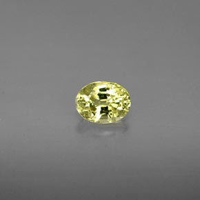 0,49 ctw natürlicher grüner Grossular-Granat, Oval Schliff, VS