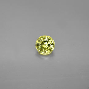 0,49 ctw natürlicher grüner Grossular-Granat, Rundschliff, VVS