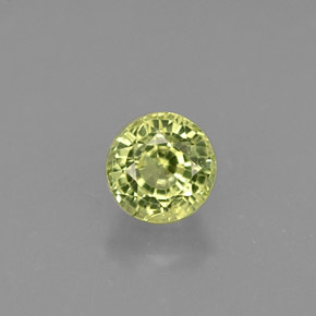 0,50 ctw natürlicher grüner Grossular-Granat, Rundschliff, VS