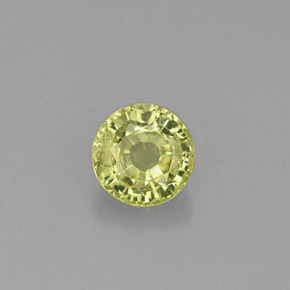 0,40 ctw natürlicher grüner Grossular-Granat, Rundschliff, VS