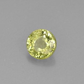 0,40 ctw natürlicher grüner Grossular-Granat, Rundschliff, VS
