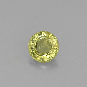 0,37 ctw natürlicher grüner Grossular-Granat, Rundschliff, VS