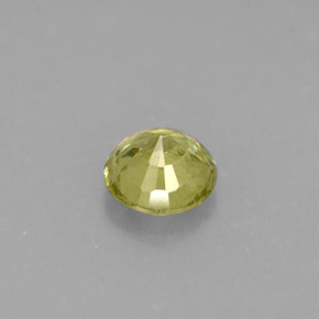 0,37 ctw natürlicher grüner Grossular-Granat, Rundschliff, VS