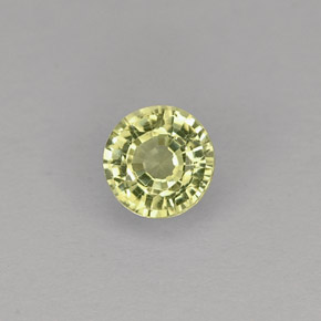 0,35 ctw natürlicher grüner Grossular-Granat, Rundschliff, VVS-VS