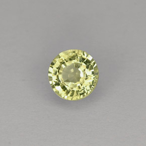 0,35 ctw natürlicher grüner Grossular-Granat, Rundschliff, VVS-VS