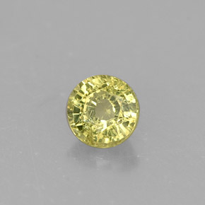 0,46 ctw natürlicher grüner Grossular-Granat, Rundschliff, VS-SI