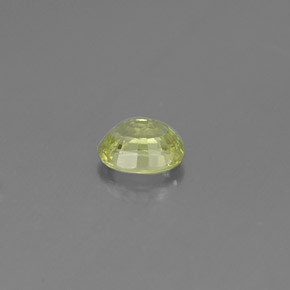 0,52 ctw natürlicher grüner Grossular-Granat, Oval Schliff, VS