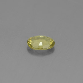 0,45 ctw natürlicher grüner Grossular-Granat, Oval Schliff, VVS-VS