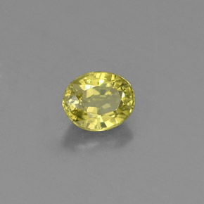 0,47 ctw natürlicher grüner Grossular-Granat, Oval Schliff, VS