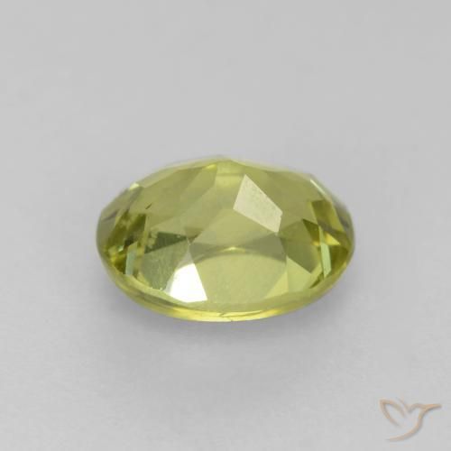 9,17 ctw natürlicher hellgrünlich-gelb Grossularit-Granat, Oval, VS