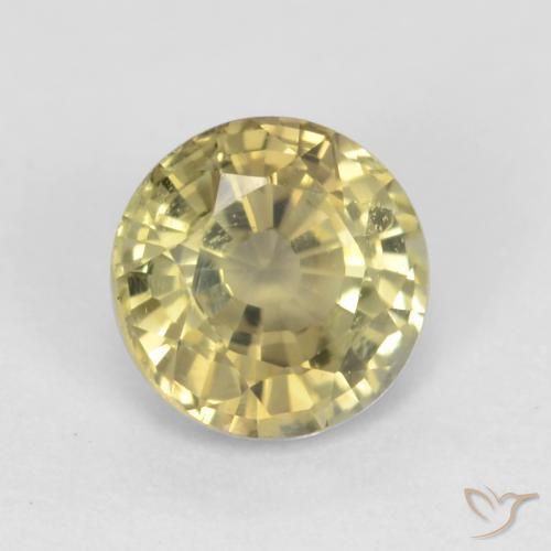 9,17 ctw natürlicher Helles Gold-Gelb Grossularit-Granat, Runden, VS