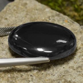 9,17 ctw natürlicher Dunkelgrau Hämatit, Rund Schliff, Lichtundurchlässig