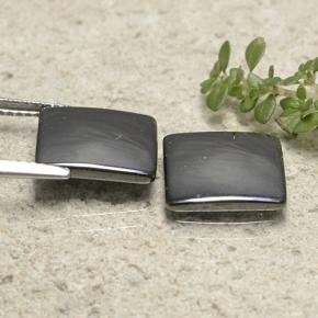 9.77 ct natürliche Mittelgrau Hematit-Edelsteine, Quadrat, Lichtundurchlässig