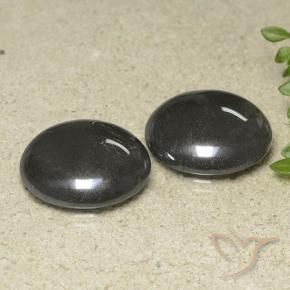 65.25 ct natürliche dunkelgrau Hematit-Edelsteine, Runden, Lichtundurchlässig