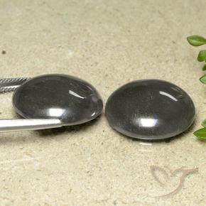 65.25 ct natürliche dunkelgrau Hematit-Edelsteine, Runden, Lichtundurchlässig