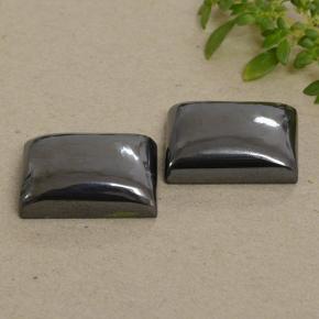 48,80 ct natürliche grauer Hämatit-Edelsteine, Baguette, Lichtundurchlässig